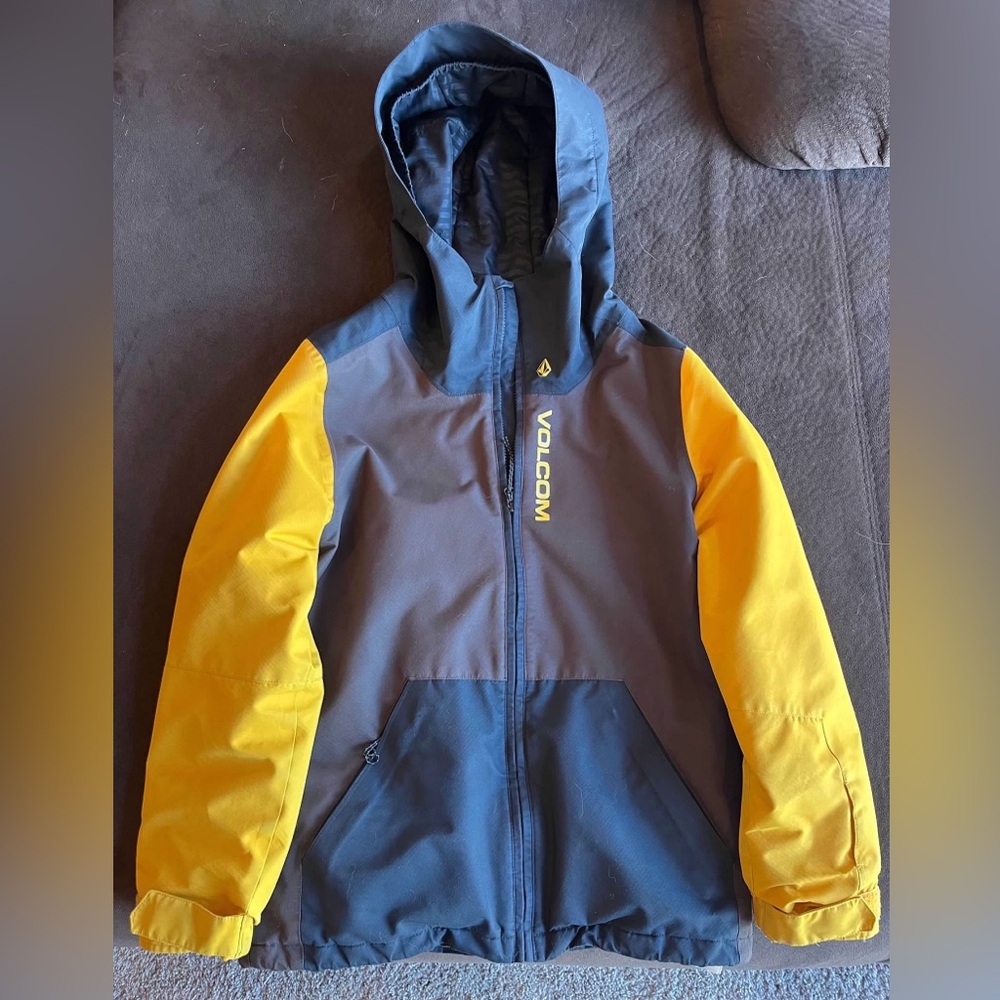 Volcom Black Jacket with Logo